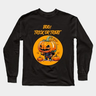 Boo! trick or treat Long Sleeve T-Shirt